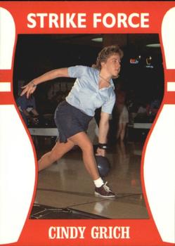 1991 Little Sun Ladies Pro Bowling Tour Strike Force #12 Cindy Grich Front